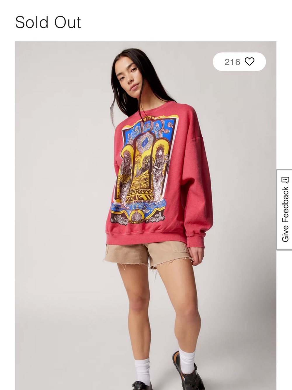 The Doors Oversized Sweatshirt